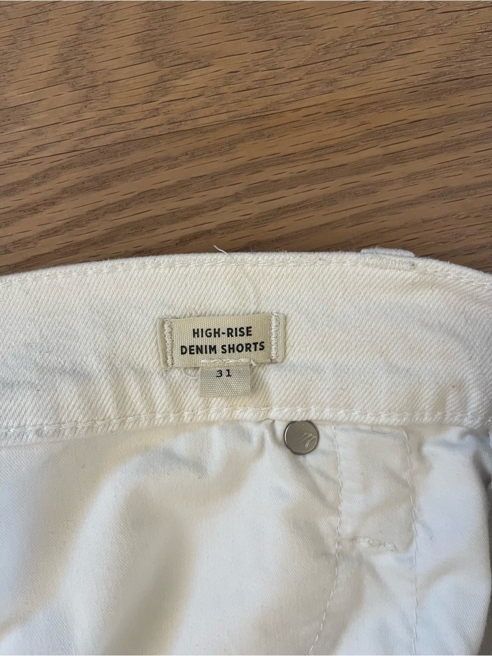 Lot of Four High Rise Denim Shorts - Mixed Washes size 31 - Picture 12 of 16
